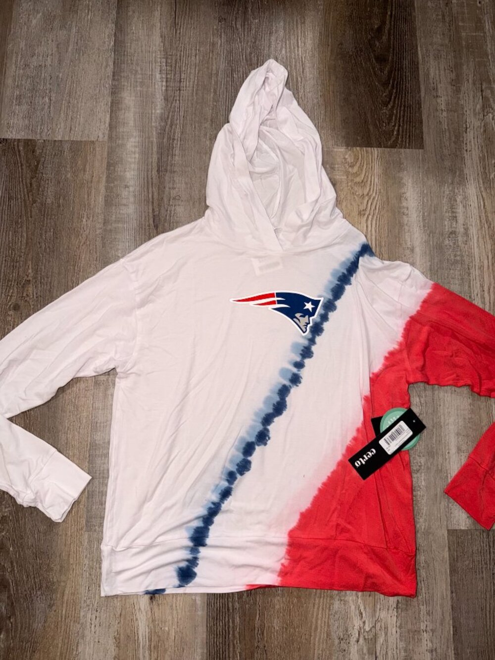 Women's Rundown Pullover Hood, NFL Patriots, Small, $69.99
